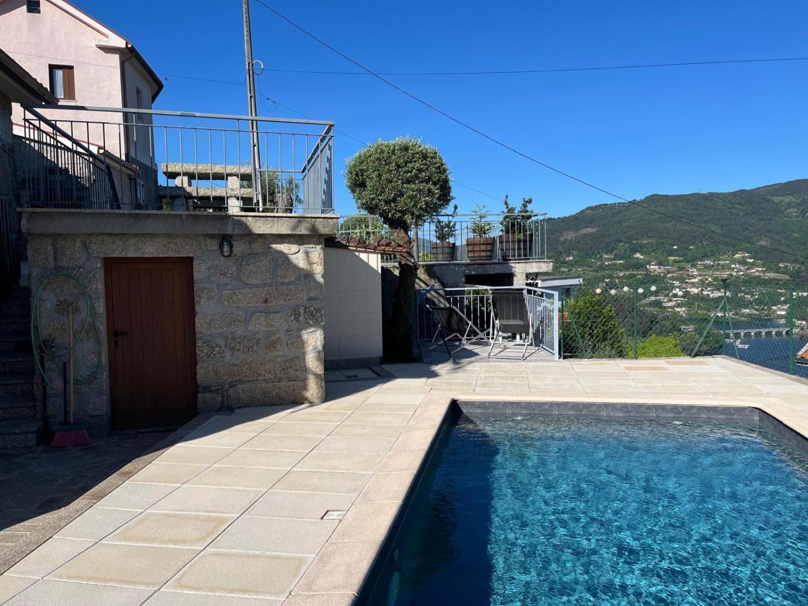Casa Da Lage - T1 Com Piscina Privada - Geres Exteriör bild